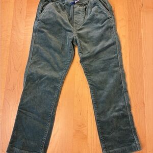 Mini Boden Corduroy Pants - Forest Green
